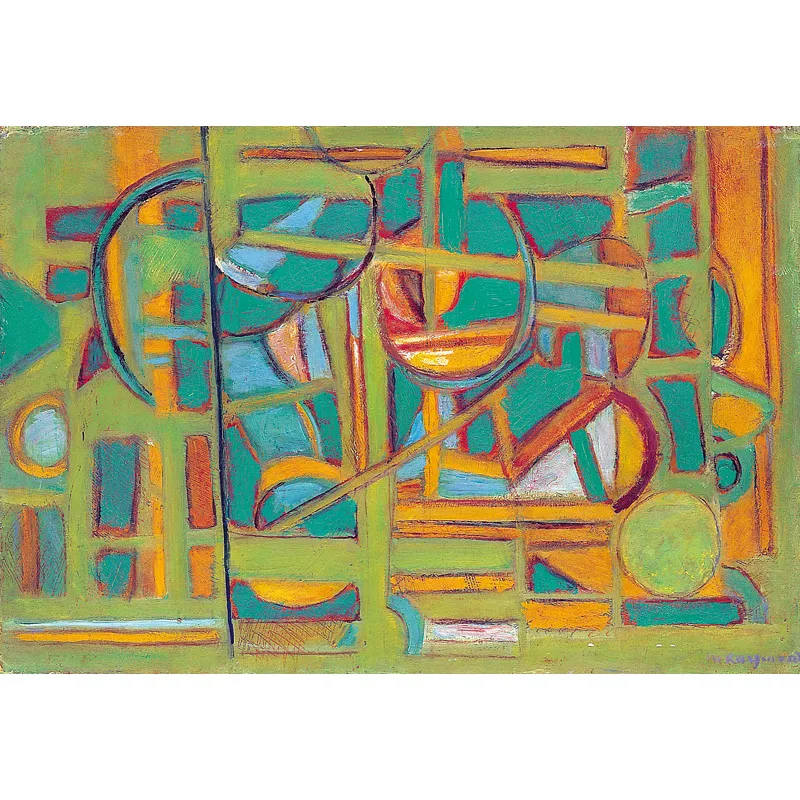 Composition Vert Orange